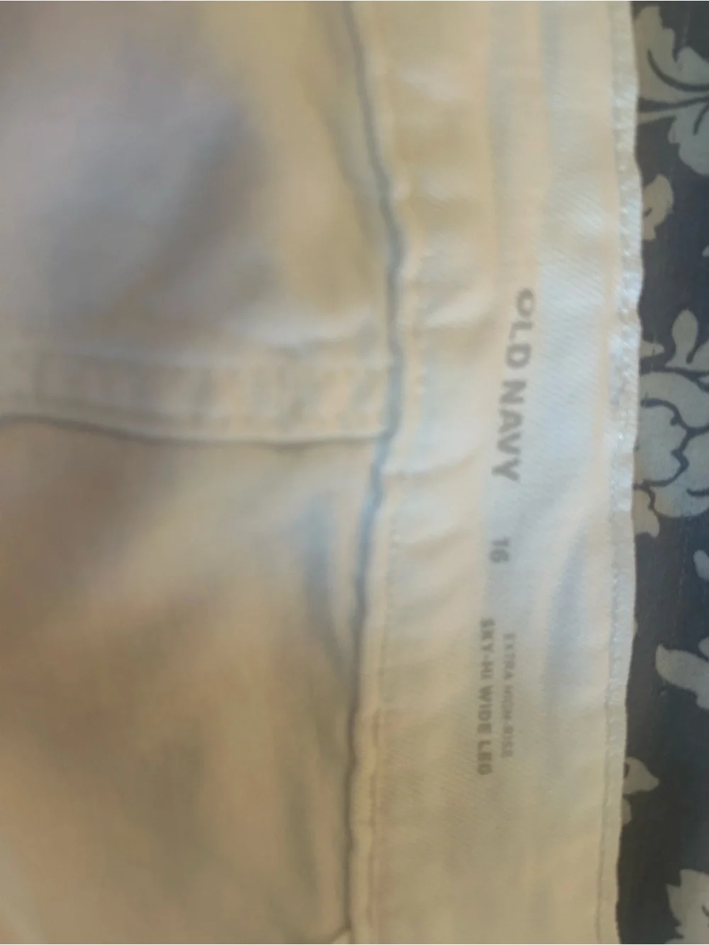 Old Navy white  High-Rise Wide Leg Pants